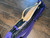 2" Off Set Purple Nylon on Black Poly Pro 9/7 Right Hand  3/4 x 3/4" EPT Bull Ropes Rodeo Rope 16'