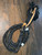 12ft black poly kids mini bull steer rope 9/7 RH or LH