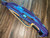 Purple Nylon & Blue Poly Pro 9/7  - 3/4 x 3/4' EPT Bull Ropes Rodeo Rider 16'
