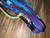 Purple Nylon & Blue Poly Pro 9/7  Block close up