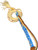 Patriot Poly Rope - Pro Bull Rope 9/7 LH 3/4" x 3/4"