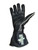 EPT black calfskin leather right hand outer seam bull riding glove