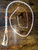 Bull Whip - Blue & Orange & White Paracord Nylon on Leather 16 Ply - 4ft Handmade