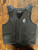 EPT bull riding vest - black Leather adult medium