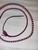 Bull Whip - Red & White & Blue Paracord Nylon on Leather 16 Ply -  6ft Handmade