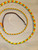 Bull Whip - Yellow & Orange & Green & White Mix Paracord Nylon on Leather 16 Ply -  4ft Handmade