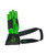 Premium Reinforced Black & Green Calf Leather Right Hand Bull Riding Glove with Built on Wrist Strap