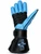 EPT black and light blue reinforced strap left hand bull riding glove