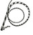 EPT black white paracord bull whip