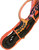 Black Nylon on Red Poly Pro 9/7 RH Soft 3/4" x 3/4" -3/4 Full lace, 1/4 Half Skip - EPT Bull Ropes 16'