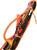 Black Nylon on Red Poly Pro 9/7 RH or LH Soft 3/4" x 3/4" -3/4 Full lace, 1/4 Half Skip - EPT Bull Ropes 16'