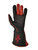 Bull Riding Glove Adult & Youth Textured Outer Seam Left Hand -  EPT Bull Ropes Black & Red Calf Skin Leather