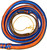 Close up of EPT Blue & Orange Paracord Whip Close up of EPT Blue & Orange Paracord Whip