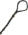 Quirt Hand Braided Paracord Grey & Turquoise Soft Quirt Whip Horse Tack 17" EPT