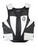 EPT Leather Bull Riding Vest  v3.0 - Black & White Leather EPT Brand - Adult Sizes: Small to 2X-Large