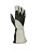 Omega right hand bull riding glove reinforced lizard skin palm
