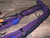 Purple black 9/7 mini bull riding rope