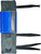Compact blue leather bull rope pad for youth