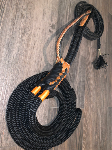 Man in Black - EPT Signature Black Pro 9/7 RH Soft 3/4 x 3/4 Bull Rope  Rodeo Riding