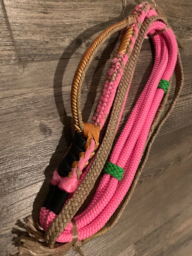 Pink Mini Bull Rope Pro 9.7 RH or LH | EPT Bull Ropes