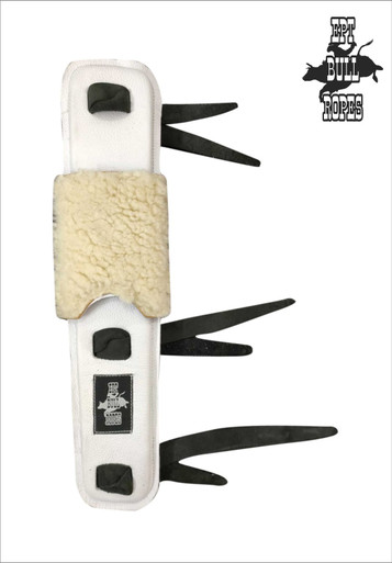 Leather & Sheep Wool Bull Rope Pad – White | Pro & Jr American Rope Pad ...