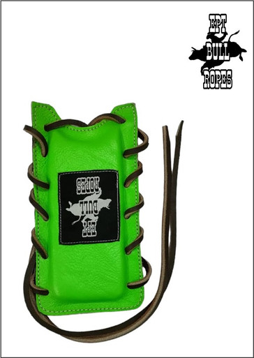 Lime Green Padded Knuckles Bull Rope Pad | EPT Bull Ropes