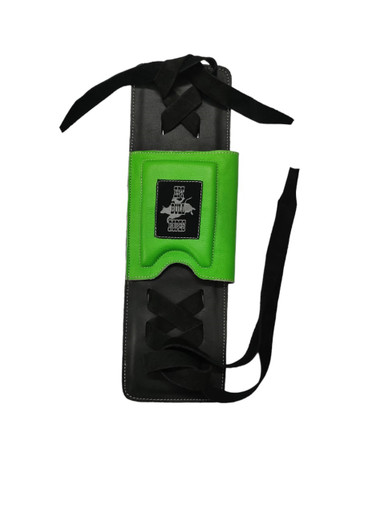 Premium Leather Bull Rope Pad - Green | EPT Bull Ropes