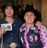 Catalina Langlitz women bull riding winner instagram post