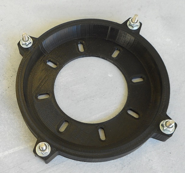 PinWoofer WPC95 3.5in to 5.25in Right-Hand Side Mounting Ring