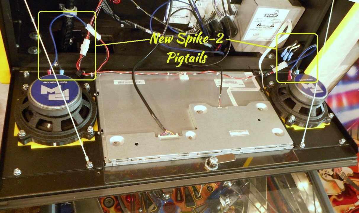 PinWoofer Spike-2 Factory Speaker Connectors