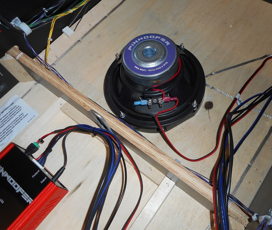 PinWoofer 4in 8in Stern Spike-1, SAM and Whitestar Upgraded