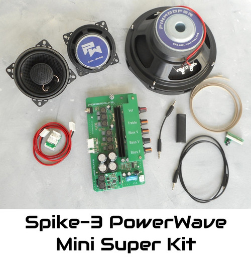 PinWoofer Spike-3 Pinball Audio PowerWave Mini Super Kit