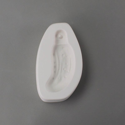 LF163 CHRISTMAS PICKLE ORNAMENT FRIT GLASS MOLD