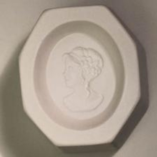 LF96 JEWELRY CAMEO HAIR UP FRIT GLASS MOLD
