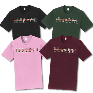 Santa Clara Vanguard Timeline T-Shirt Santa Clara Vanguard Timeline T-Shirt