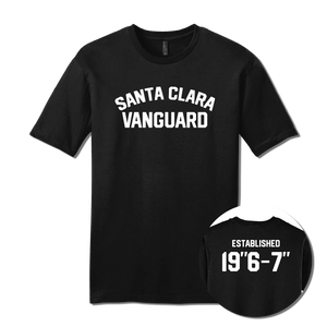 Santa Clara Vanguard 6-7 Black T-Shirt