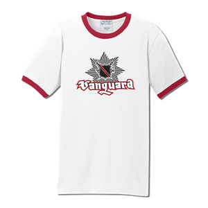 SCV Distressed Red Ringer T