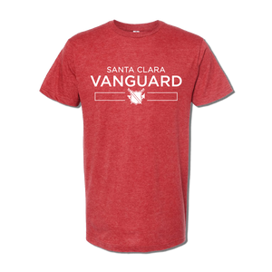 SCV Heather Red Logo T