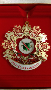 SCV Christmas Ornament Dangle Gold Shield