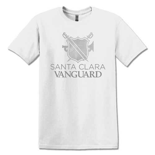 SCV Logo White  Shield T-Shirt