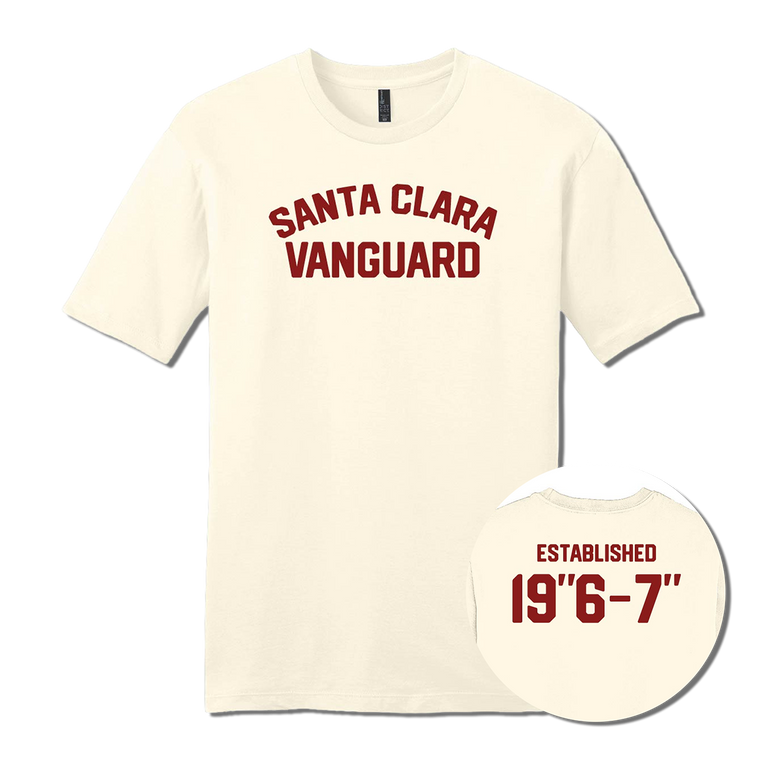 Santa Clara Vanguard 6-7 White T-Shirt