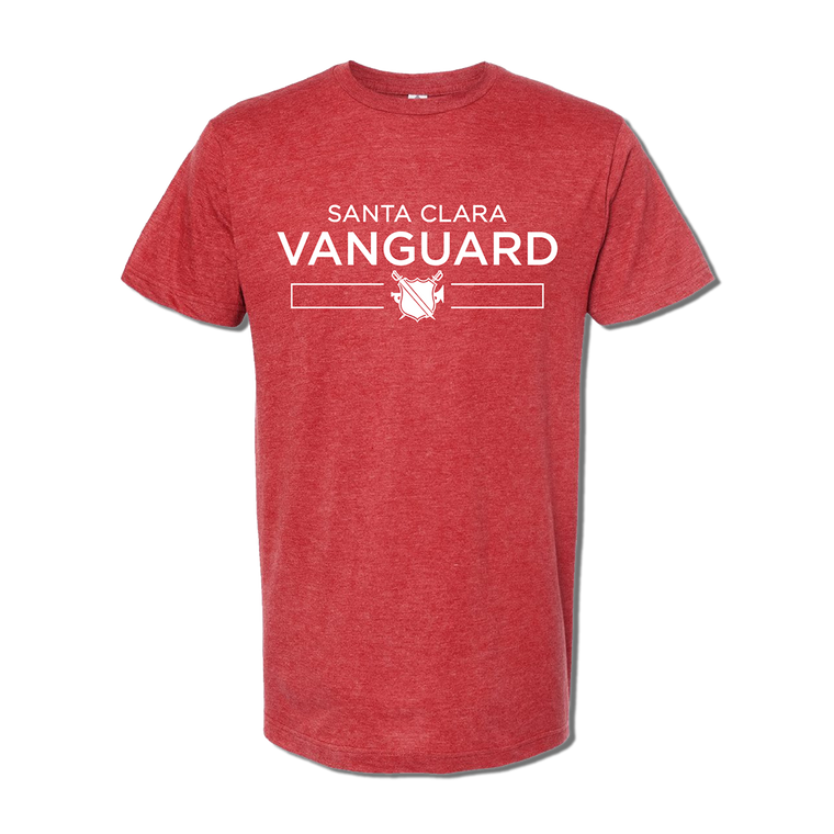 SCV Heather Red Logo T