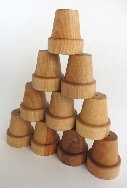 Wooden Stacking Pots