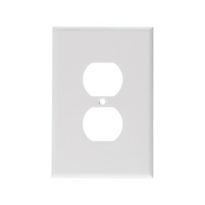 1-Gang Duplex Wall Plate, Oversize Large 1-Gang Duplex Wall Plate, Oversize Large