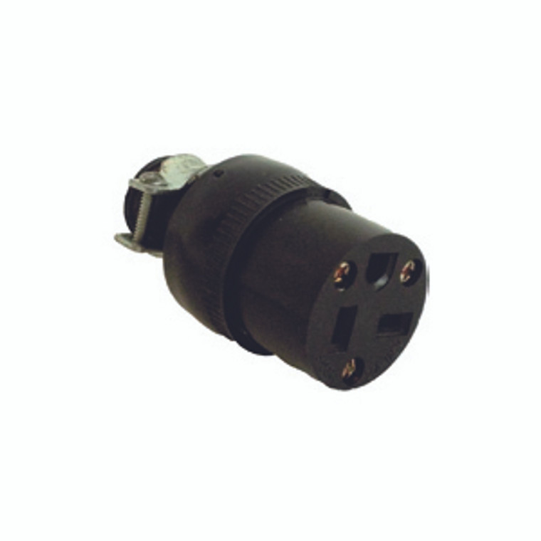 (NA-2228) Thermoplastic Rubber Connector, 2-Pole 3-Wire Grounding, 20A-125V, NEMA 5-20R