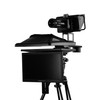 Flex Plus 16:9 15" RGB IPS | 3G-SDI | HDMI Teleprompter with Signal - Full Screen - Talent Monitor Teleprompter - Hood Folded