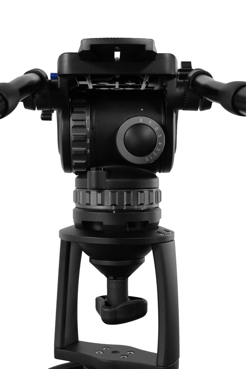 Heavy Duty 30lb - Pneumatic Pedestal Video Tripod - Prompter People