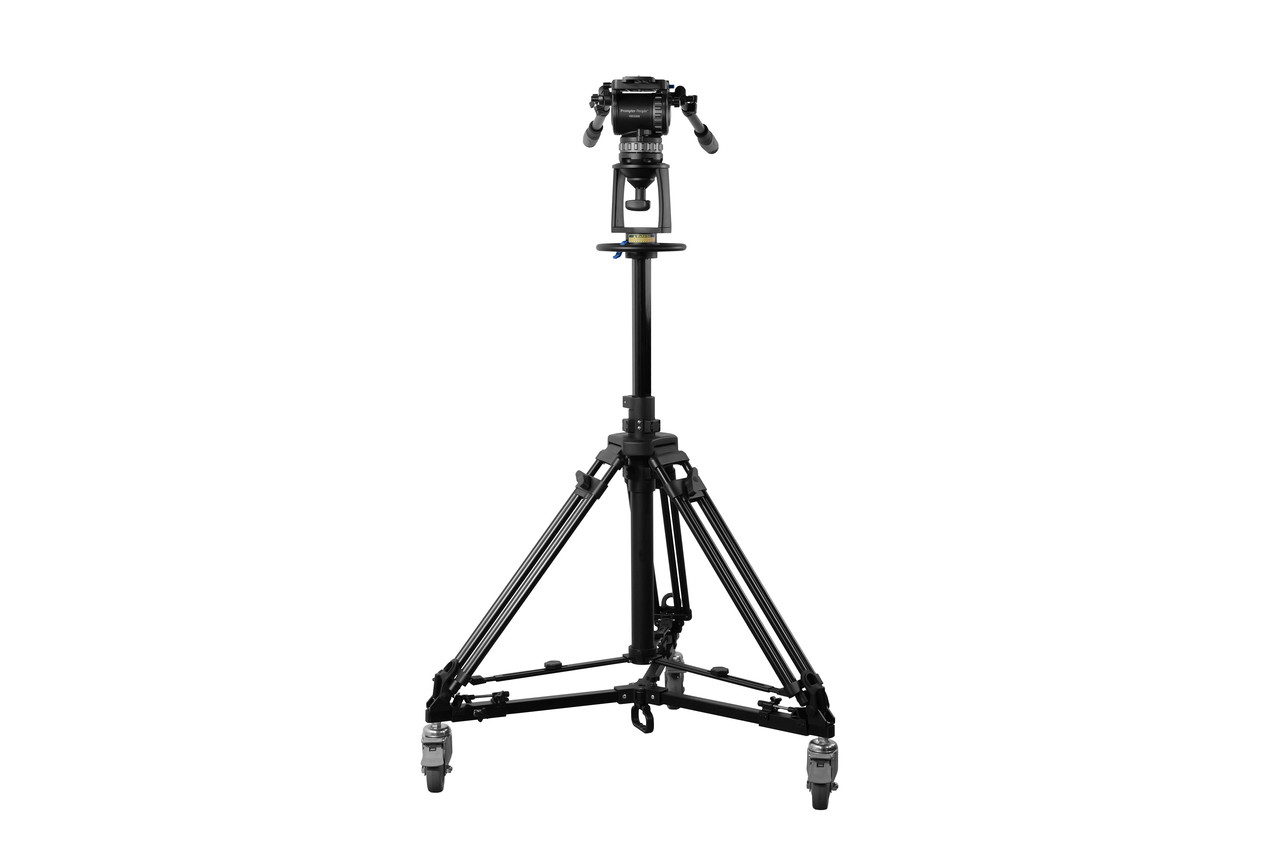 Heavy Duty 30lb - Pneumatic Pedestal Video Tripod - Prompter People