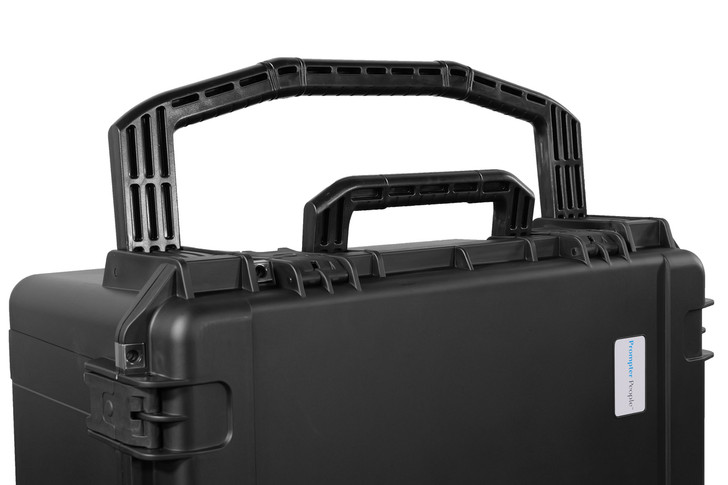 Teleprompter - PrompterPeople - CASE-ST24 - Heavy Duty Teleprompter Hard case, Closeup Handles Up
