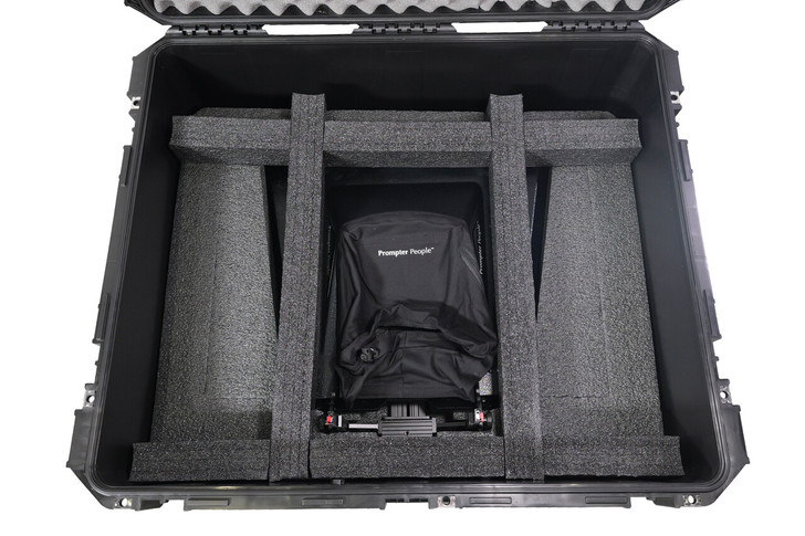 Teleprompter - PrompterPeople - CASE-ST24 - Heavy Duty Teleprompter Hard case, Configured Studio Glass Layer